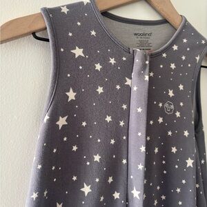 4 Season® Baby Sleep Bag with Feet, Merino Wool & Organic Cotton, Star Gray